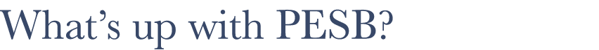 What’s up with PESB?