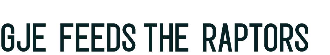 GJE feeds the Raptors