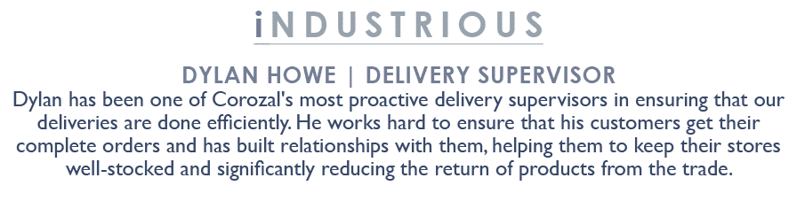 industrious Dylan Howe | Delivery Supervisor Dylan has been one of Corozal's most proactive delivery supervisors in e...