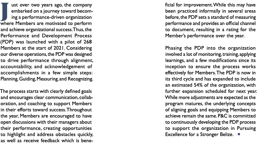 Just over two years ago, the company embarked on a journey toward becoming a performance driven organization where Me...