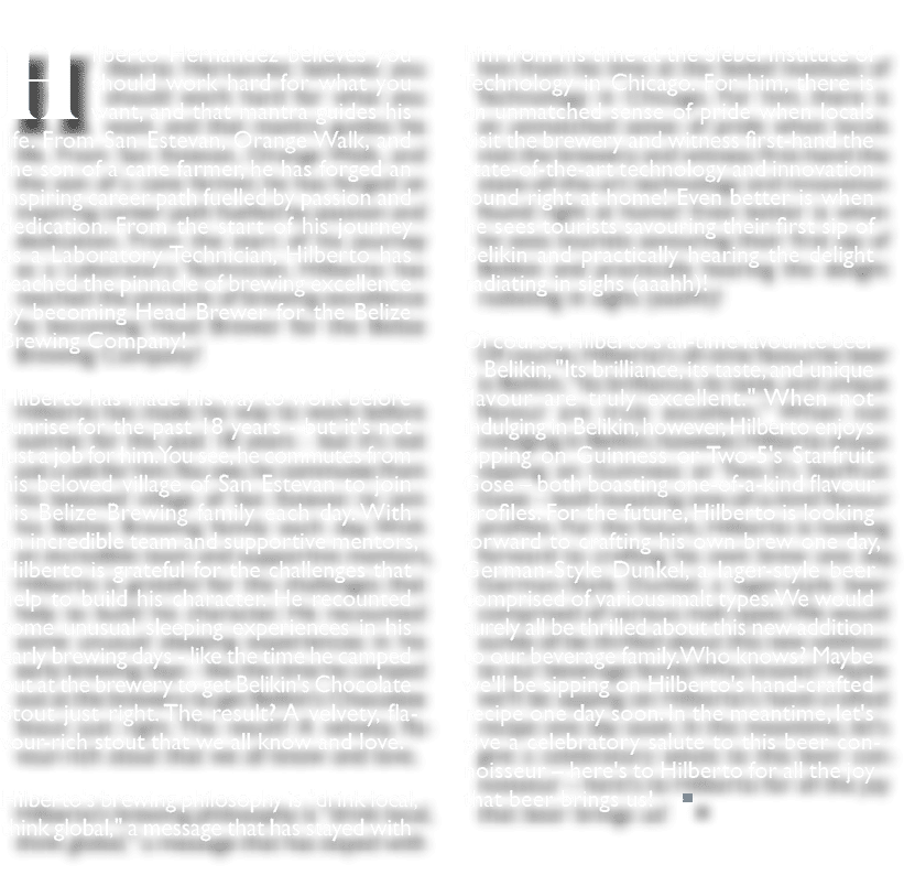 Hilberto Hernandez believes you should work hard for what you want, and that mantra guides his life. From San Estevan...