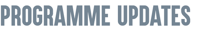 Programme Updates