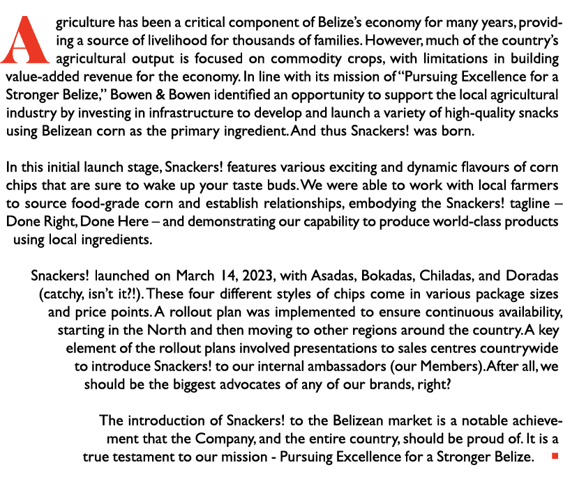 Agriculture has been a critical component of Belize’s economy for many years, providing a source of livelihood for th...
