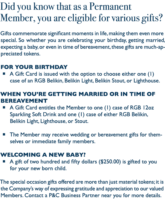 Did you know that as a Permanent Member, you are eligible for various gifts? Gifts commemorate significant moments in...