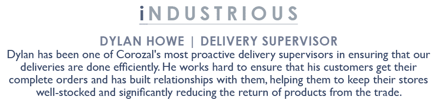 industrious Dylan Howe | Delivery Supervisor Dylan has been one of Corozal's most proactive delivery supervisors in e...