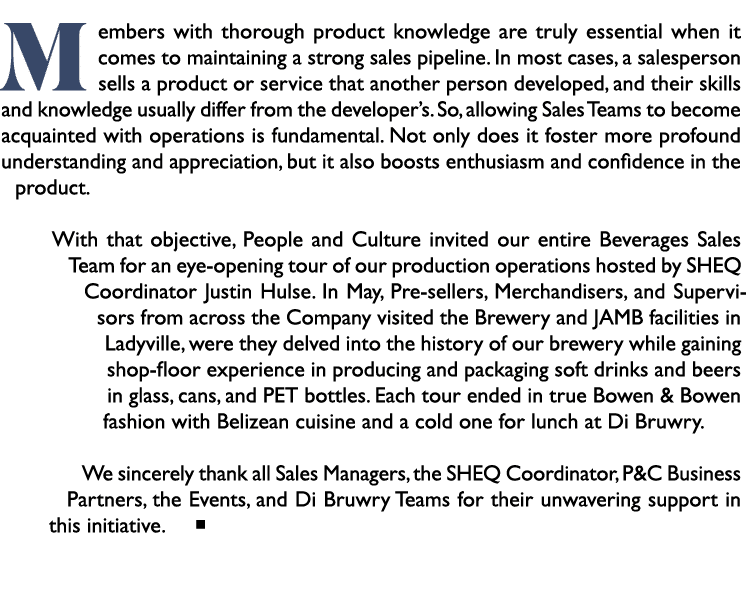 Members with thorough product knowledge are truly essential when it comes to maintaining a strong sales pipeline. In ...