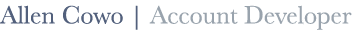 Allen Cowo | Account Developer