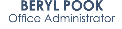 Beryl Pook Office Administrator