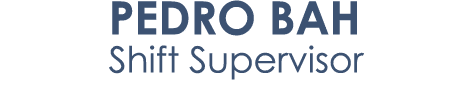 pedro bah Shift Supervisor