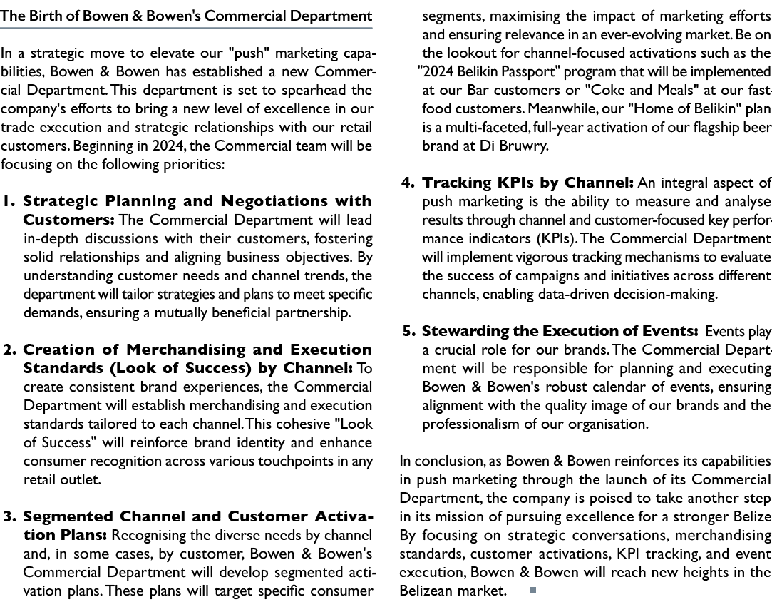 The Birth of Bowen & Bowen's Commercial Department In a strategic move to elevate our \“push\" marketing capabilities...