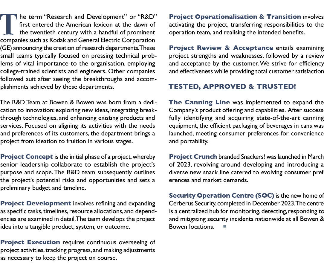 The term “Research and Development” or “R&D” first entered the American lexicon at the dawn of the twentieth century ...