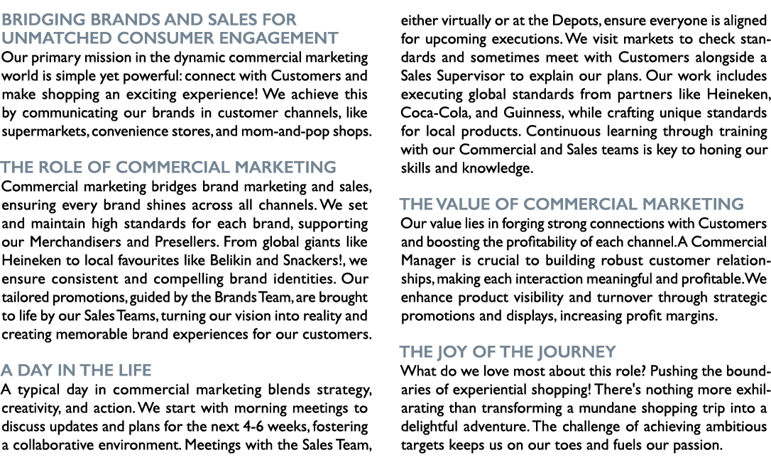 Bridging Brands and Sales for Unmatched Consumer Engagement Our primary mission in the dynamic commercial marketing w...