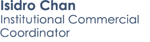 Isidro Chan Institutional Commercial Coordinator