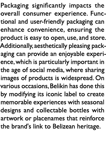 Packaging significantly impacts the overall consumer experience. Functional and user friendly packaging can enhance c...