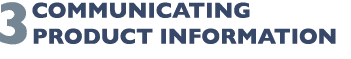3 Communicating Product Information