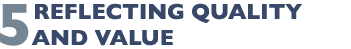5 Reflecting Quality and Value