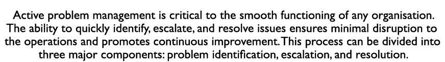 Active problem management is critical to the smooth functioning of any organisation. The ability to quickly identify,...