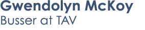 Gwendolyn McKoy Busser at TAV