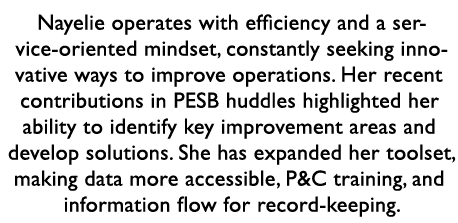 Nayelie operates with efficiency and a service oriented mindset, constantly seeking innovative ways to improve operat...