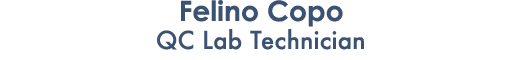Felino Copo QC Lab Technician