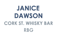 Janice Dawson Cork St. Whisky Bar RBG