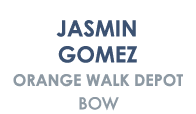 Jasmin Gomez Orange Walk Depot Bow