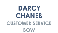 Darcy Chaneb Customer Service Bow