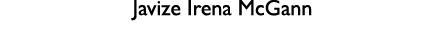 Javize Irena McGann