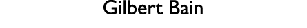 Gilbert Bain