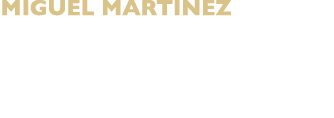 MIGUEL MARTINEZ BRAND COORDINATOR Coca Cola captain: moves volume like it’s a sport.