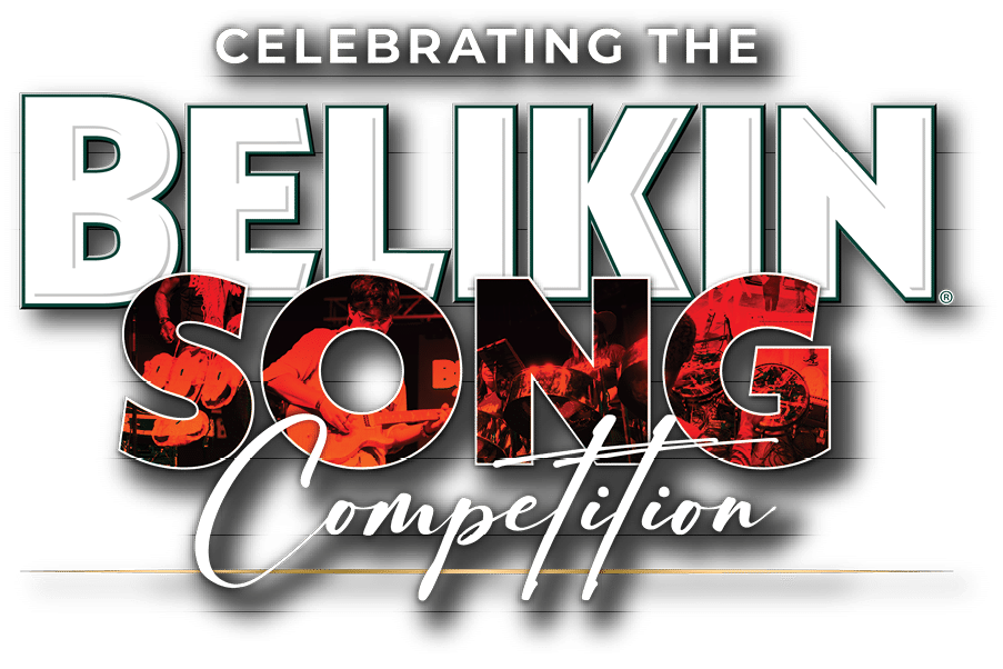 A logo for the Belikin Song Competition. Description generated by AI